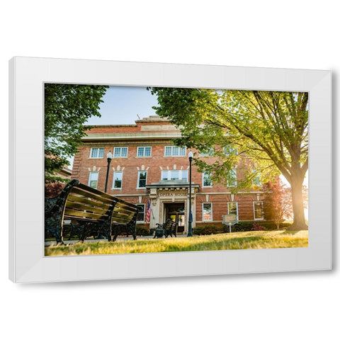 Opera House 2 White Modern Wood Framed Art Print by Malone, Will