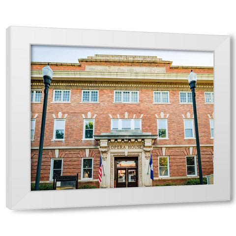 Opera House 3 White Modern Wood Framed Art Print by Malone, Will
