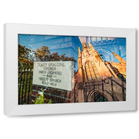 Trinity 2 White Modern Wood Framed Art Print by Malone, Will