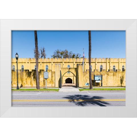 Arsenal 2 White Modern Wood Framed Art Print by Malone, Will