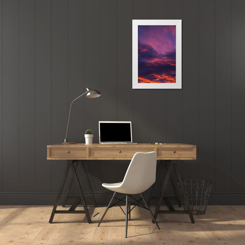 Beaufort Sky White Modern Wood Framed Art Print by Malone, Will