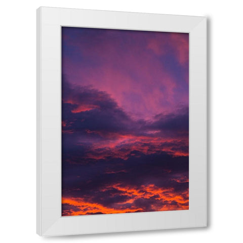 Beaufort Sky White Modern Wood Framed Art Print by Malone, Will