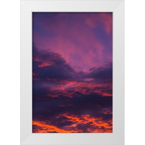 Beaufort Sky White Modern Wood Framed Art Print by Malone, Will