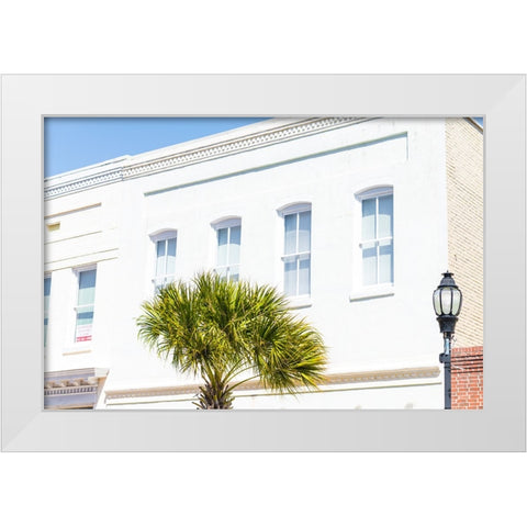 Downtown Beaufort 3 White Modern Wood Framed Art Print by Malone, Will