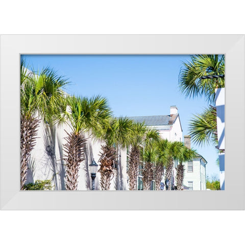 Downtown Beaufort 4 White Modern Wood Framed Art Print by Malone, Will