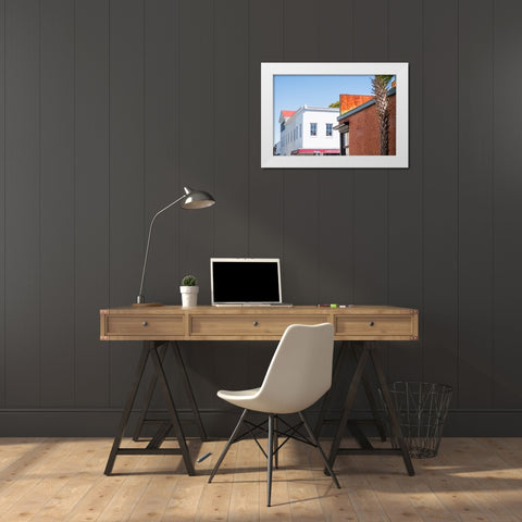 Downtown Beaufort 5 White Modern Wood Framed Art Print by Malone, Will