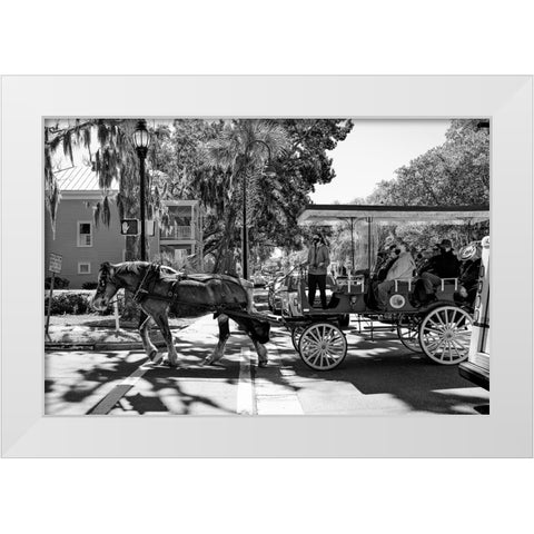 Pull White Modern Wood Framed Art Print by Malone, Will