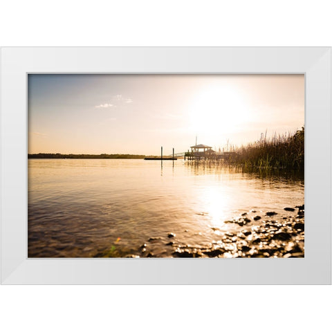 Golden 4 White Modern Wood Framed Art Print by Malone, Will