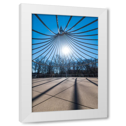 Cancer Survivor Park White Modern Wood Framed Art Print by Malone, Will