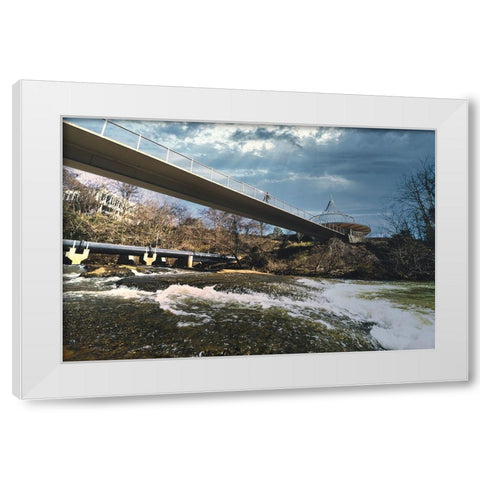 Cancer Survivor Park 3 White Modern Wood Framed Art Print by Malone, Will