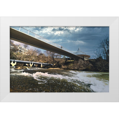 Cancer Survivor Park 3 White Modern Wood Framed Art Print by Malone, Will
