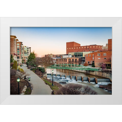 GVL 1 White Modern Wood Framed Art Print by Malone, Will