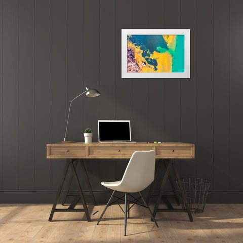 Savannah 2 White Modern Wood Framed Art Print by Malone, Will