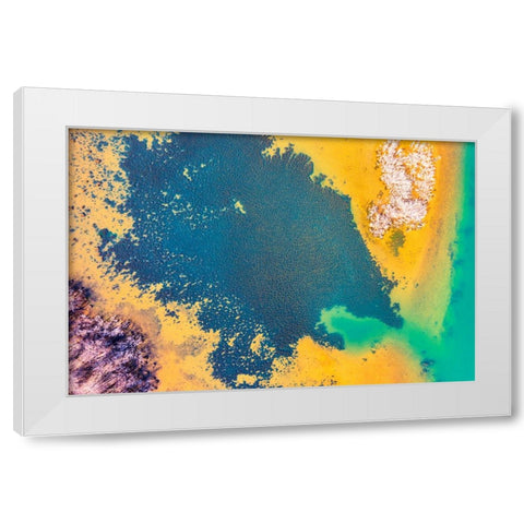 Savannah 3 White Modern Wood Framed Art Print by Malone, Will