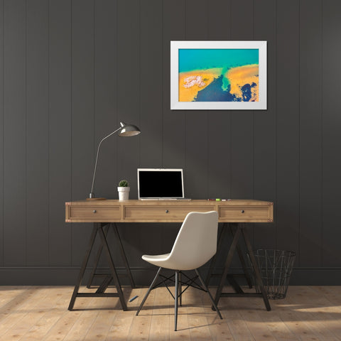 Savannah 4 White Modern Wood Framed Art Print by Malone, Will
