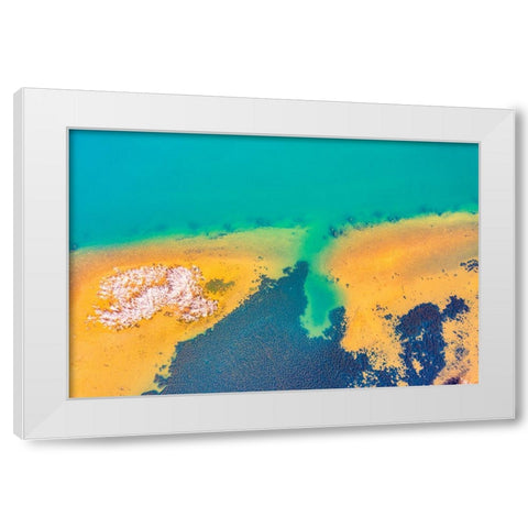 Savannah 4 White Modern Wood Framed Art Print by Malone, Will