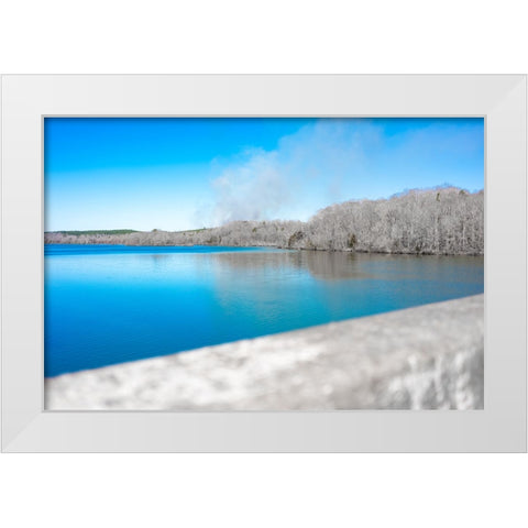 Savannah Smoke Signal White Modern Wood Framed Art Print by Malone, Will