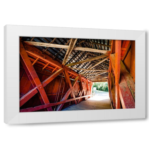 Campbells Covered 2 White Modern Wood Framed Art Print by Malone, Will