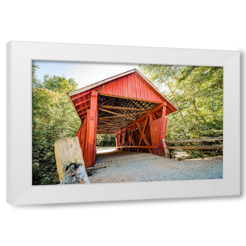 Campbells Covered 3 White Modern Wood Framed Art Print by Malone, Will