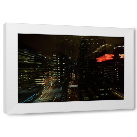 Gotham 2 White Modern Wood Framed Art Print by Malone, Will