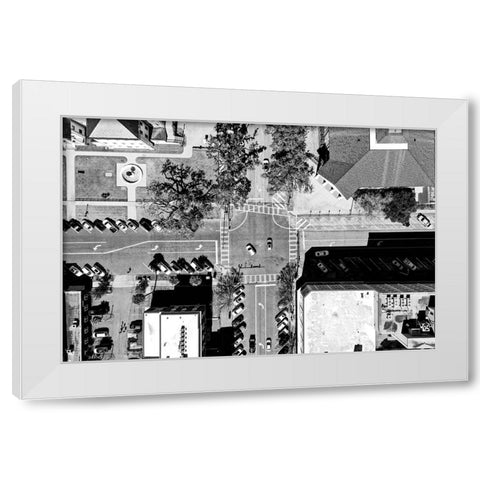 Hustle White Modern Wood Framed Art Print by Malone, Will