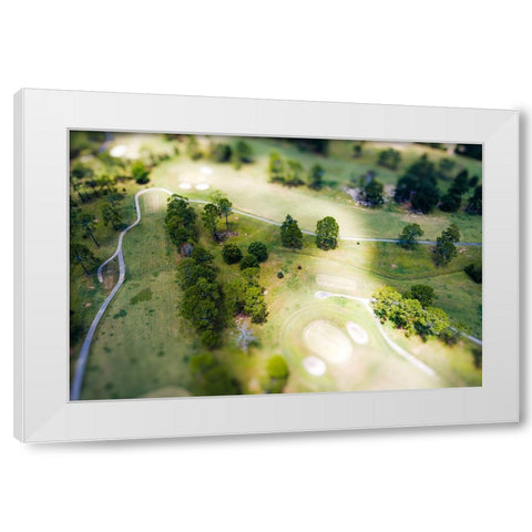 Mini Golf White Modern Wood Framed Art Print by Malone, Will