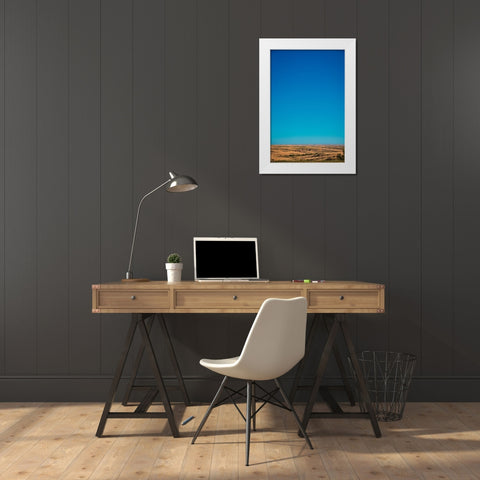 Amarillo Sky Vertical White Modern Wood Framed Art Print by Malone, Will
