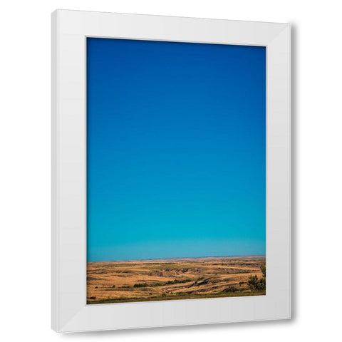 Amarillo Sky Vertical White Modern Wood Framed Art Print by Malone, Will