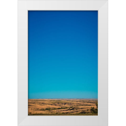 Amarillo Sky Vertical White Modern Wood Framed Art Print by Malone, Will