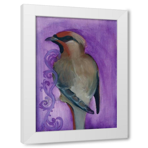Bird Study X White Modern Wood Framed Art Print by Adkin, Arielle