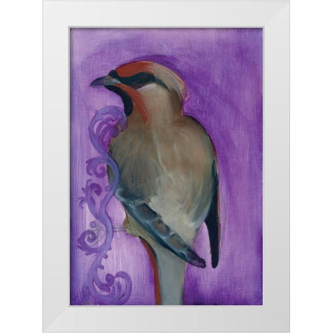 Bird Study X White Modern Wood Framed Art Print by Adkin, Arielle