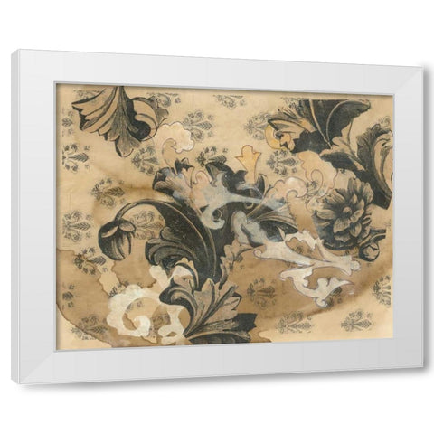 Baroque White Modern Wood Framed Art Print by Adkin, Arielle