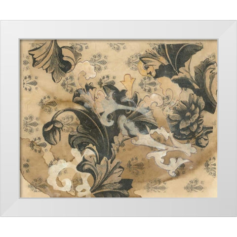 Baroque White Modern Wood Framed Art Print by Adkin, Arielle