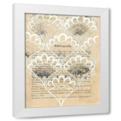 Artichoke Patterns V White Modern Wood Framed Art Print by Adkin, Arielle