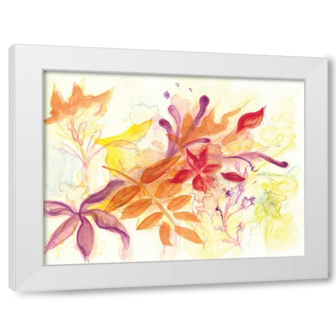 Spring Garden X White Modern Wood Framed Art Print by Adkin, Arielle