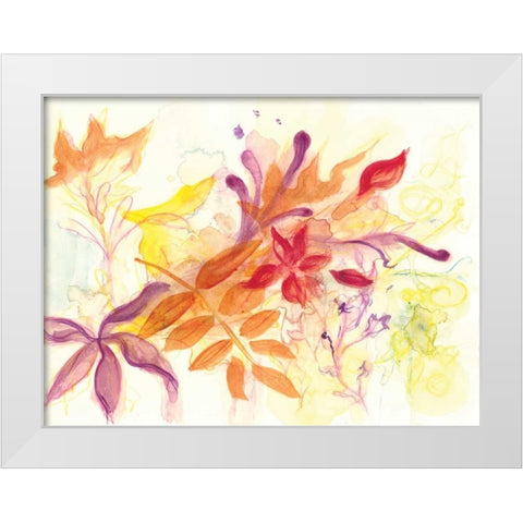 Spring Garden X White Modern Wood Framed Art Print by Adkin, Arielle