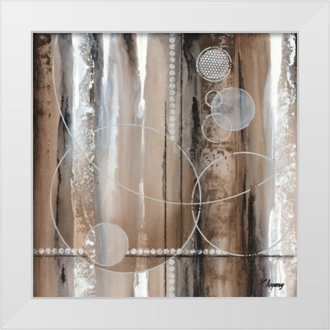 Whirligig I White Modern Wood Framed Art Print by Angeney, Tamara