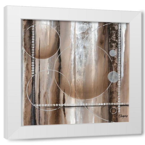 Whirligig II White Modern Wood Framed Art Print by Angeney, Tamara