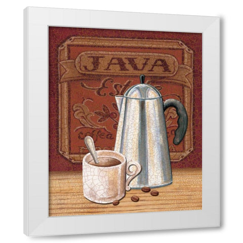 Cafe Mundo III White Modern Wood Framed Art Print by Audrey, Charlene