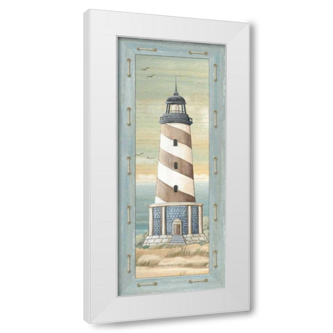 First Light IV White Modern Wood Framed Art Print by Audrey, Charlene