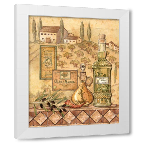 Flavors of Tuscany I White Modern Wood Framed Art Print by Audrey, Charlene