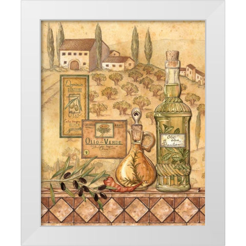 Flavors of Tuscany I White Modern Wood Framed Art Print by Audrey, Charlene