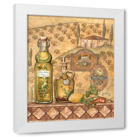 Flavors of Tuscany II White Modern Wood Framed Art Print by Audrey, Charlene