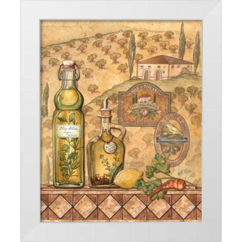 Flavors of Tuscany II White Modern Wood Framed Art Print by Audrey, Charlene
