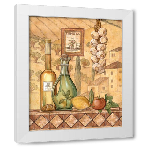 Flavors of Tuscany IV White Modern Wood Framed Art Print by Audrey, Charlene