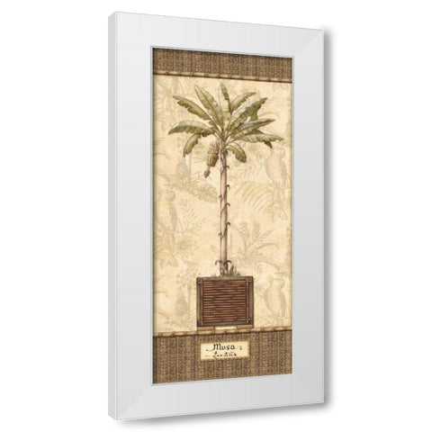 Botanical Palm IV White Modern Wood Framed Art Print by Audrey, Charlene