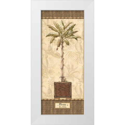 Botanical Palm IV White Modern Wood Framed Art Print by Audrey, Charlene