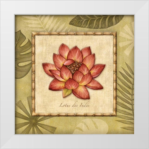Paradisio III White Modern Wood Framed Art Print by Audrey, Charlene