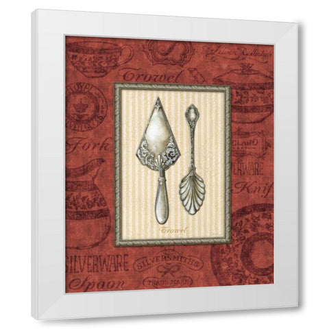 Trowel White Modern Wood Framed Art Print by Audrey, Charlene