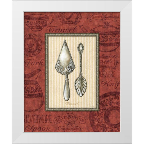 Trowel White Modern Wood Framed Art Print by Audrey, Charlene